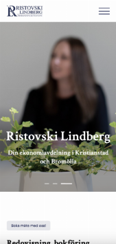 Фінансова компанія "Ristovski Lindberg" Iphone mockup